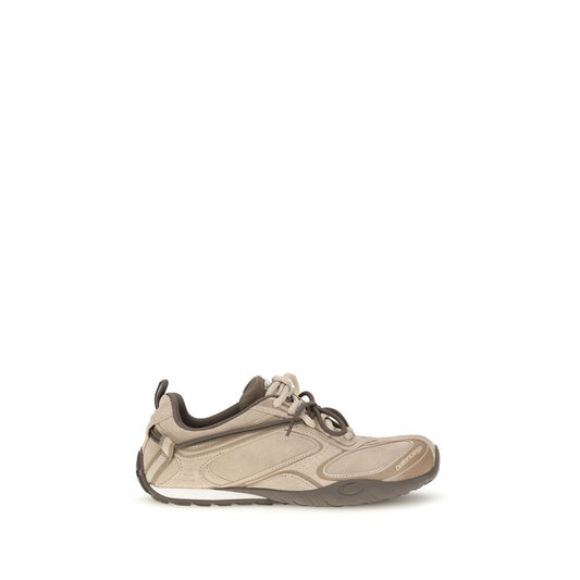 Athletic Sneakers by Balenciaga for women in suede calfskin leather beige features an effortless chic silhouette, showcasing the signature athletic style of the Icon Women's Athletic Suede Calfskin Leather Sneakers collection with a truly effortless chic finish.
