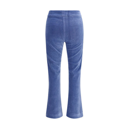 Avenue Montaigne Blue Cotton Flared Pants