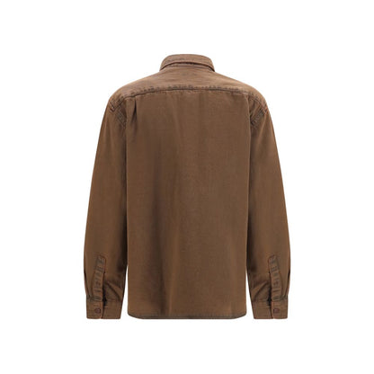 Deperlu Brown Denim Shirt