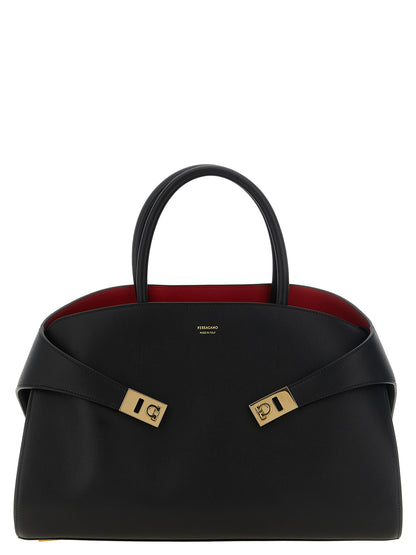 Ferragamo Black Calfskin Handbag