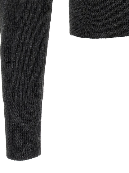 Lemaire Gray Wool Cardigan