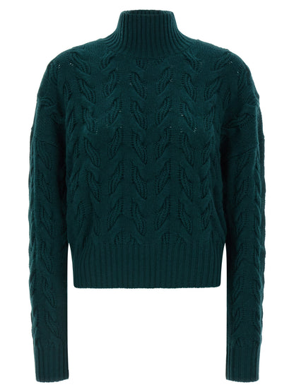 Max Mara Bicolor Wool Cardigan