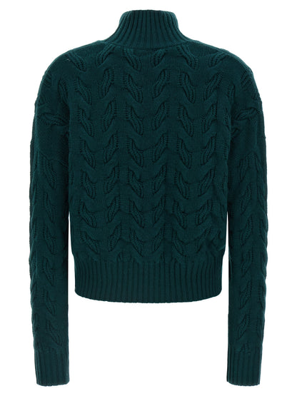 Max Mara Bicolor Wool Cardigan