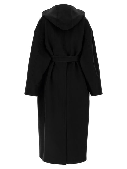 Sportmax Black Wool Coat