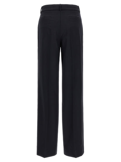 P.A.R.O.S.H. Black Virgin Wool Flared Pants