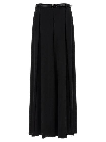 P.A.R.O.S.H. Black Polyester Casual Pants