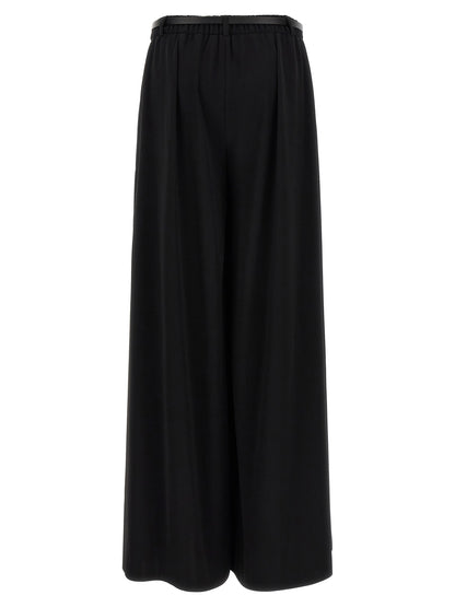 P.A.R.O.S.H. Black Polyester Casual Pants