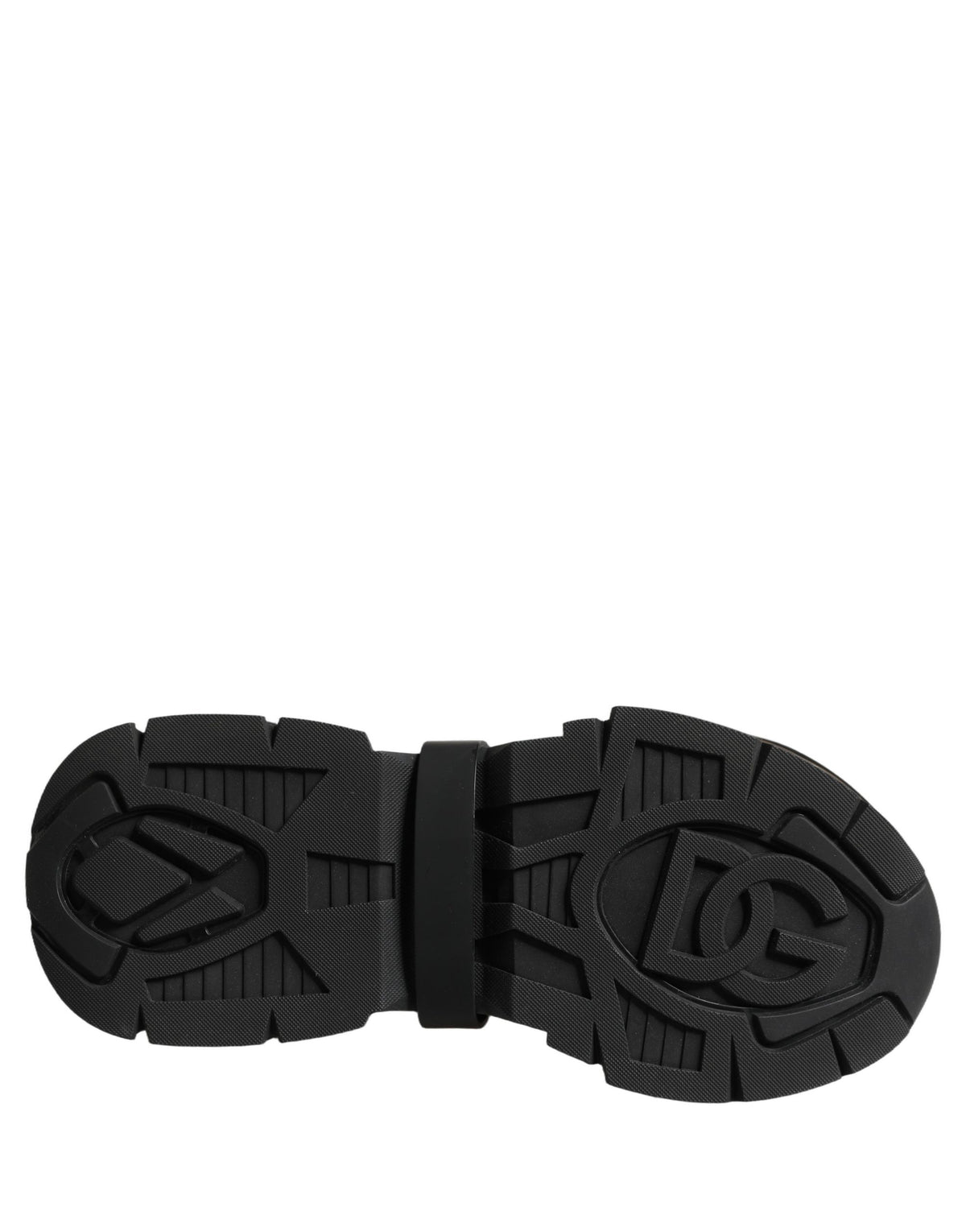 Dolce & Gabbana White Black Logo Airmaster Men Sneakers Shoes