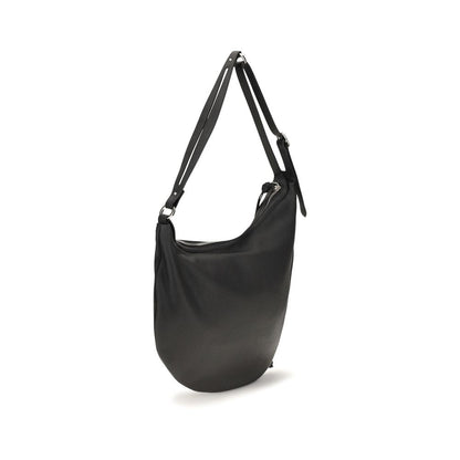Small Shoulder Crescent Hobo Bag by Fendi for men in bos taurus calf leather & palladium black & palladium features a effortless chic silhouette with a secure zipper, ample , and versatile shoulder-strap & adjustable-strap for a effortless chic finish.