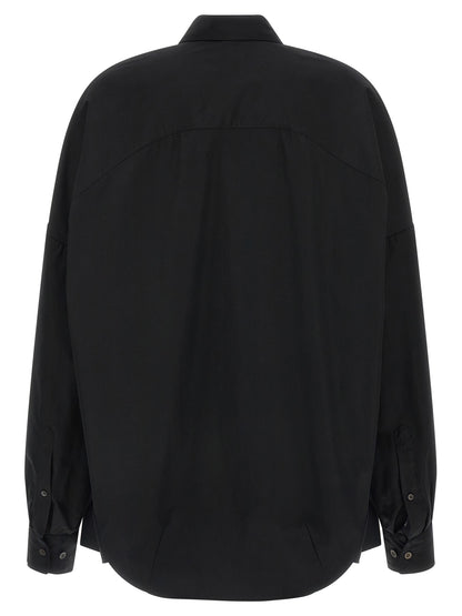Dries Van Noten Black Cotton Blouse