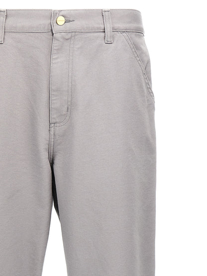 Carhartt Wip Gray Organic Cotton Casual Pants