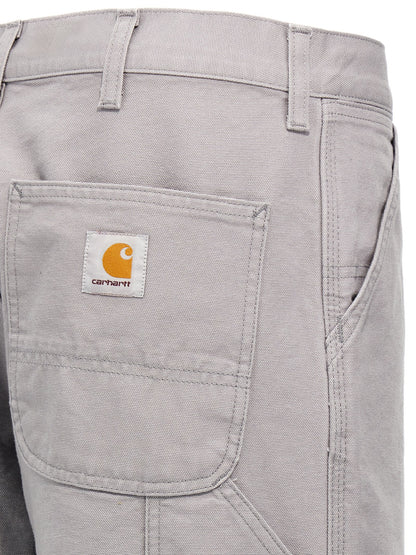 Carhartt Wip Gray Organic Cotton Casual Pants