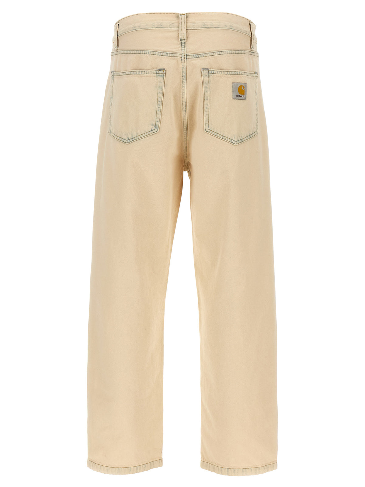 Carhartt Wip Beige Cotton Straight-Leg Jeans