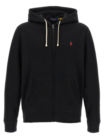 Polo Ralph Lauren Black Cotton Sweatshirt