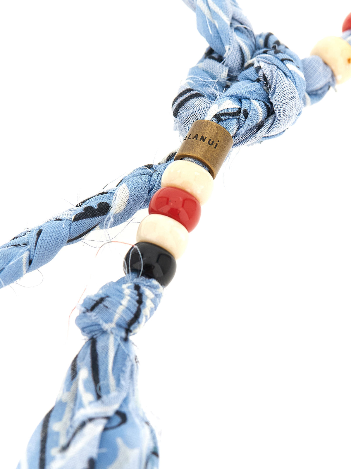 Alanui Blue Cotton Necklace