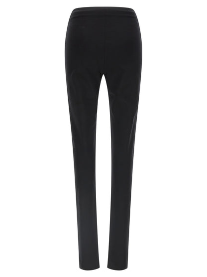 The Andamane Black Viscose Leggings