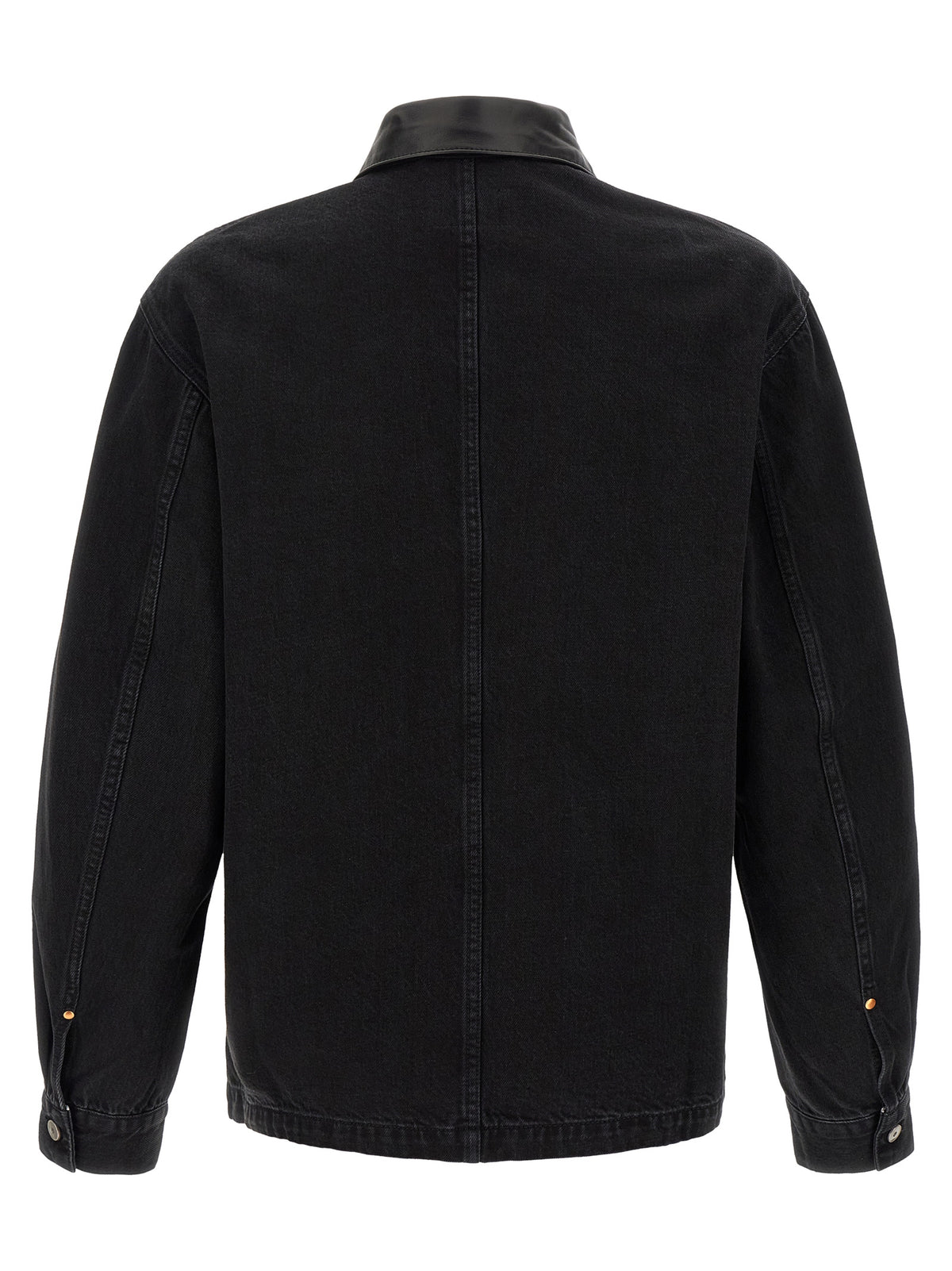 Lemaire Black Cotton Denim Jacket