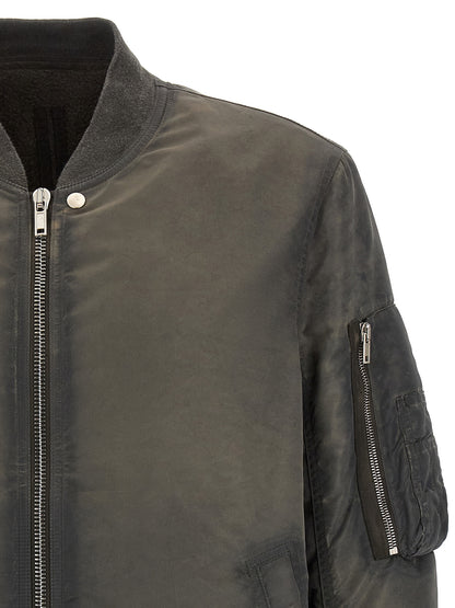 DRKSHDW Gray Nylon Bomber