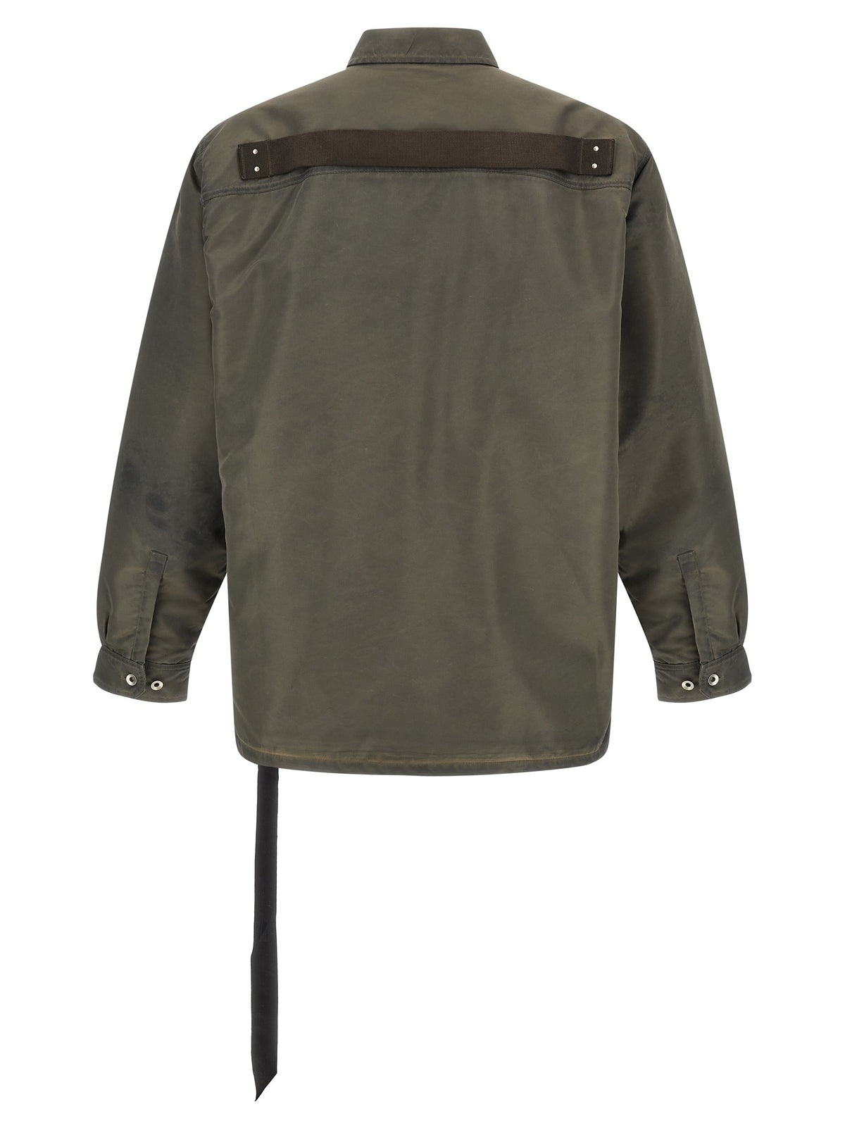 DRKSHDW Gray Nylon Full-Length Jacket