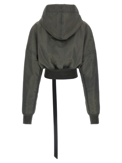 DRKSHDW Gray Nylon Bomber