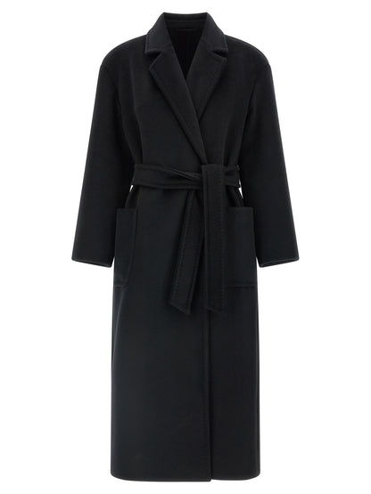 Max Mara Women's Wool Overcoat - Black
