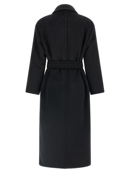 Max Mara Women's Wool Overcoat - Black