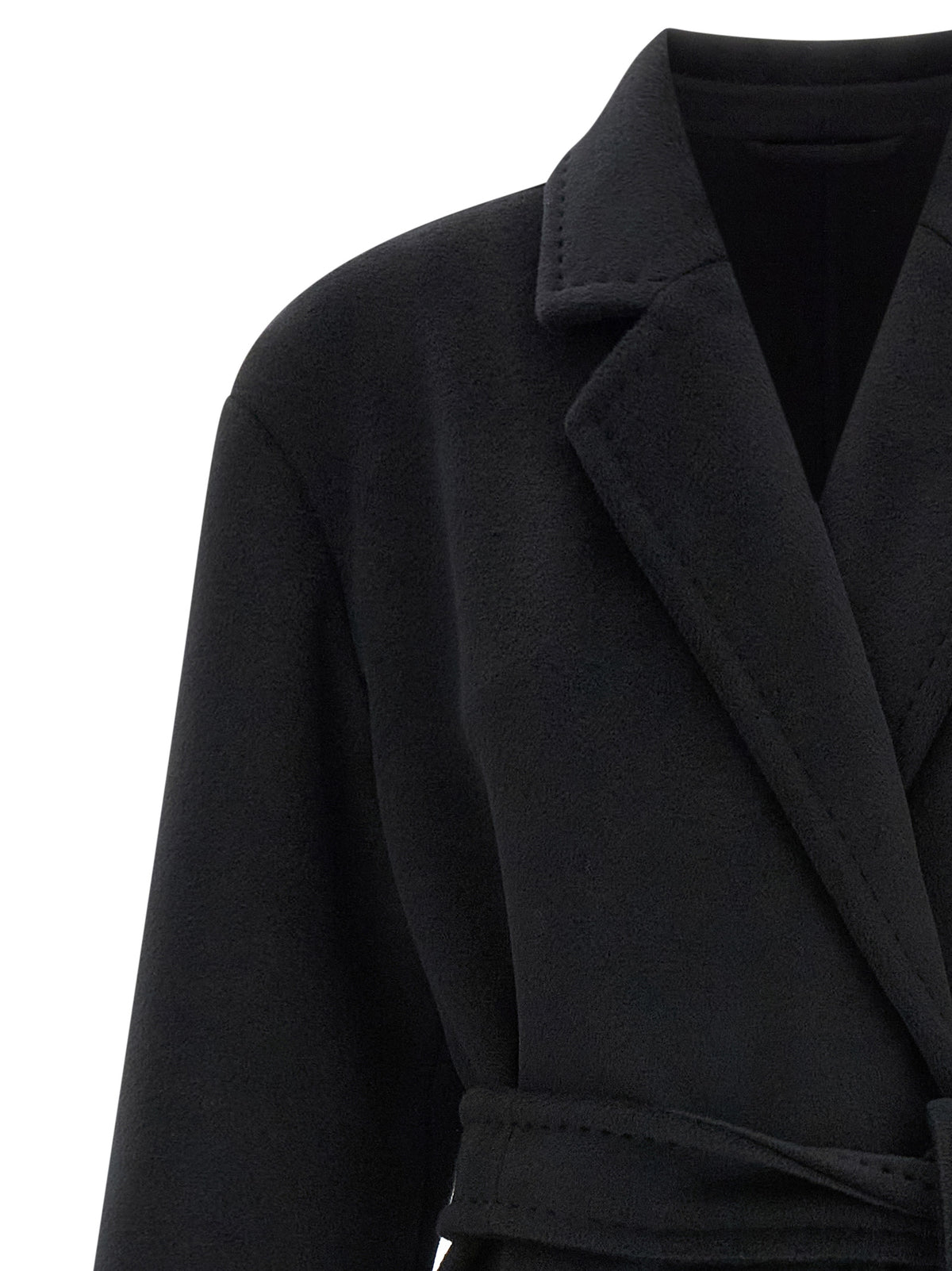 Max Mara Women's Wool Overcoat - Black
