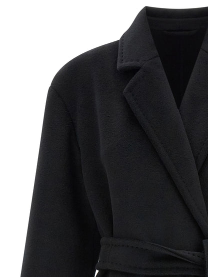 Max Mara Women's Wool Overcoat - Black