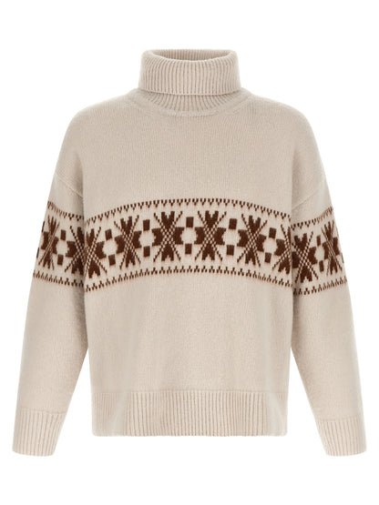 Kiton White Wool Cardigan