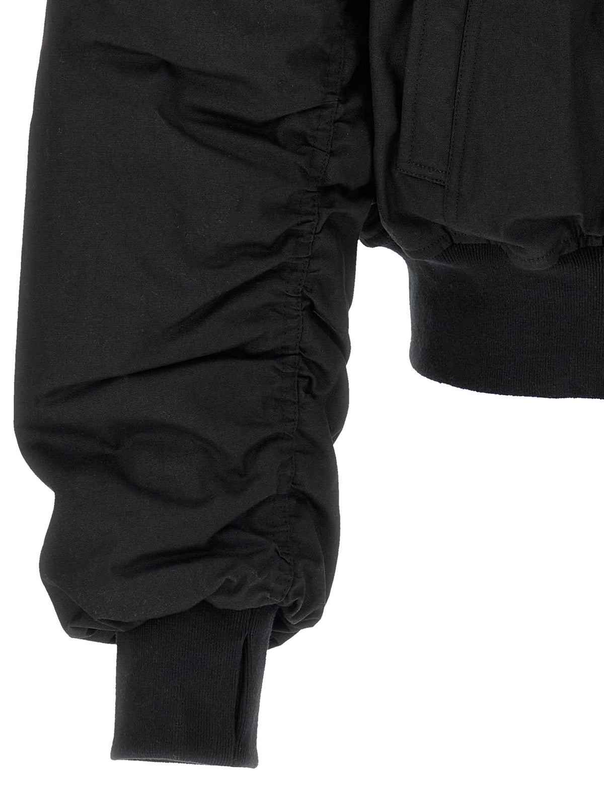 Thom Krom Black Cotton Bomber