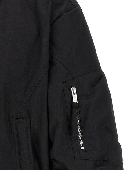 Thom Krom Black Cotton Bomber
