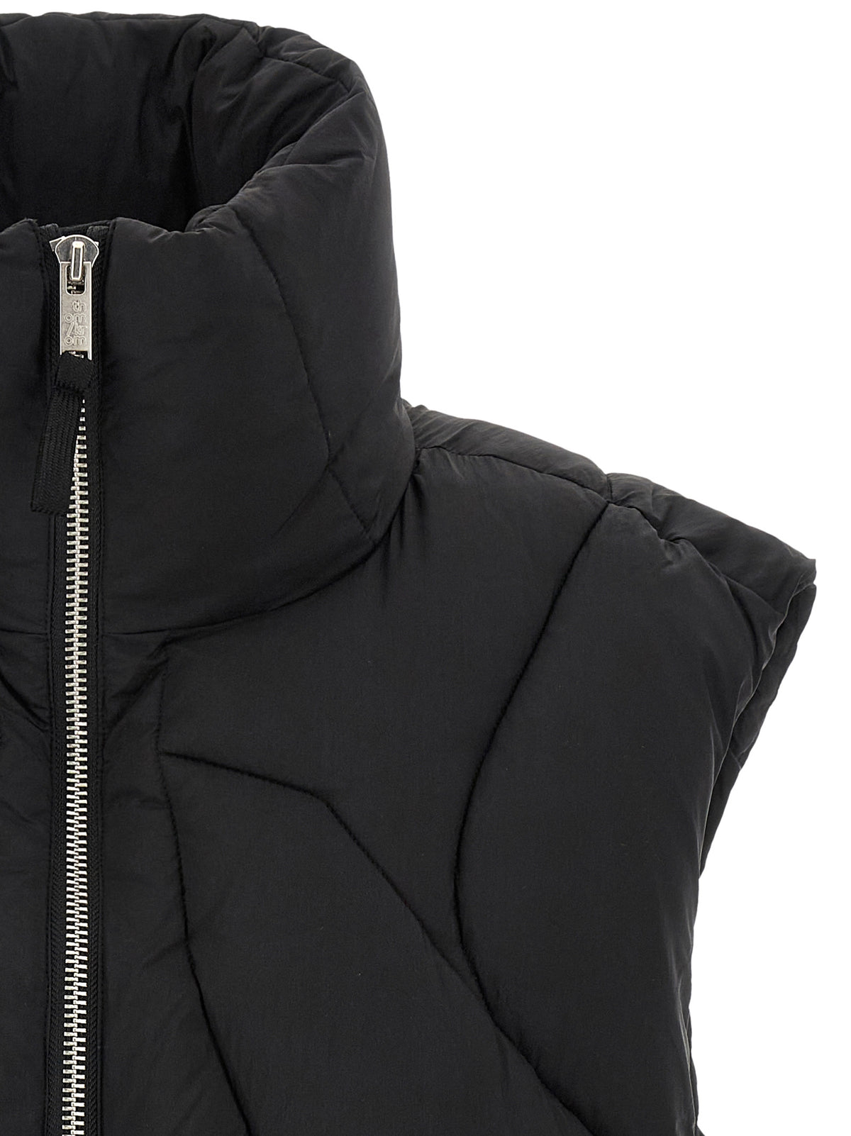 Thom Krom Black Nylon Sleeveless Jacket
