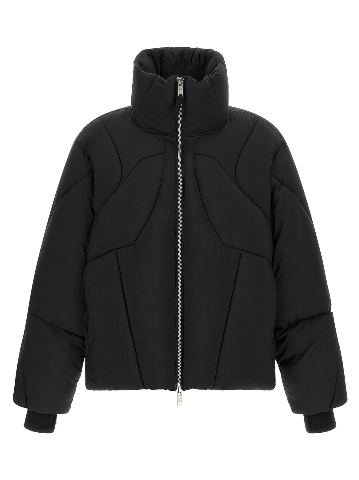 Thom Krom Black Nylon Full-Length Jacket