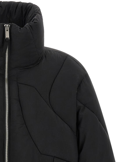 Thom Krom Black Nylon Full-Length Jacket