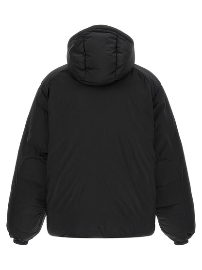 Y-3 Black Recycled Polyamide Full-Length Jacket