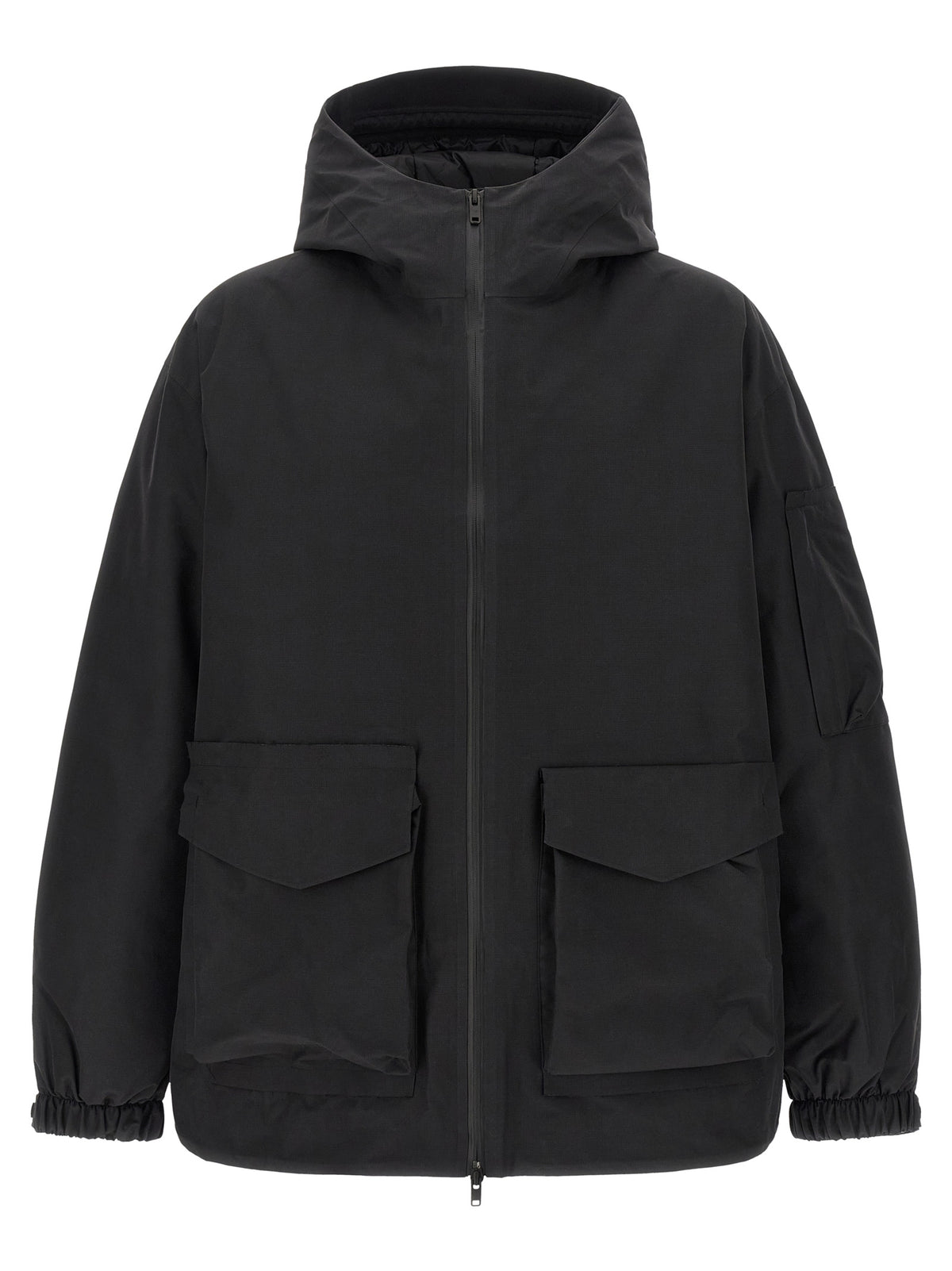 Y-3 Black Recycled Polyester Shell Jacket