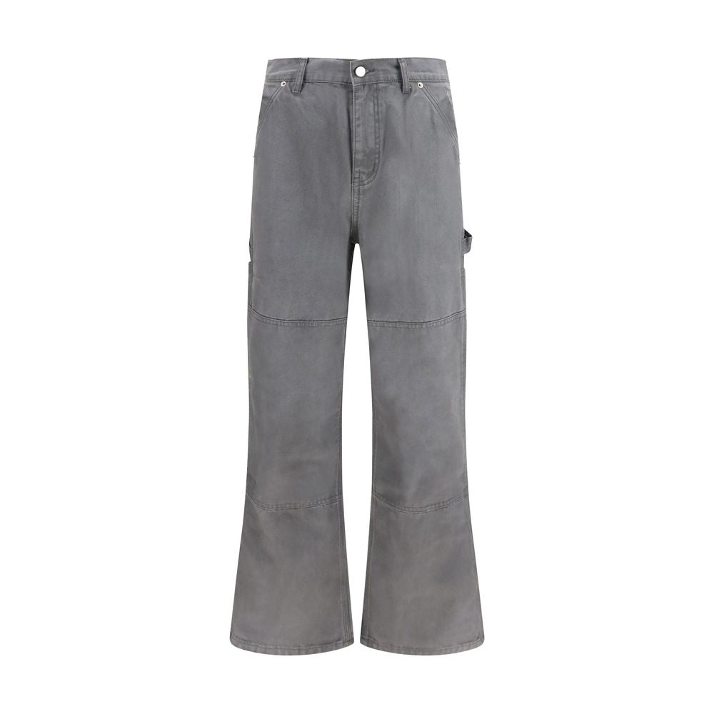 FOUND Gray Cotton Cargo Pants
