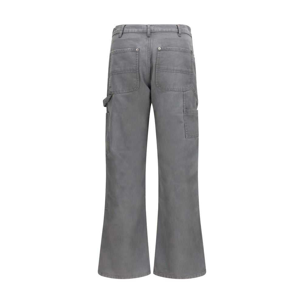 FOUND Gray Cotton Cargo Pants
