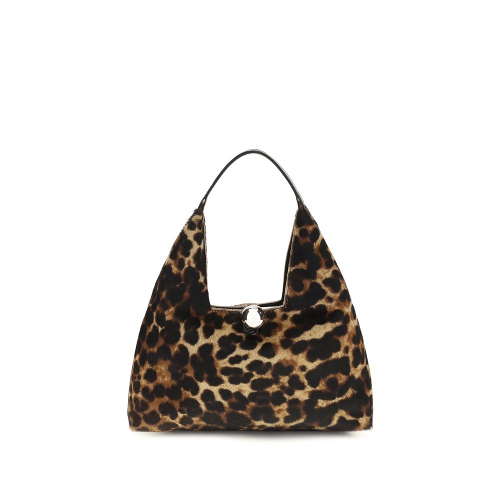 Marni Brown Calf Leather Bos Taurus Shoulder Bag