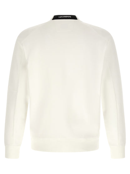 C.P. Company White Cotton Sweatshirt