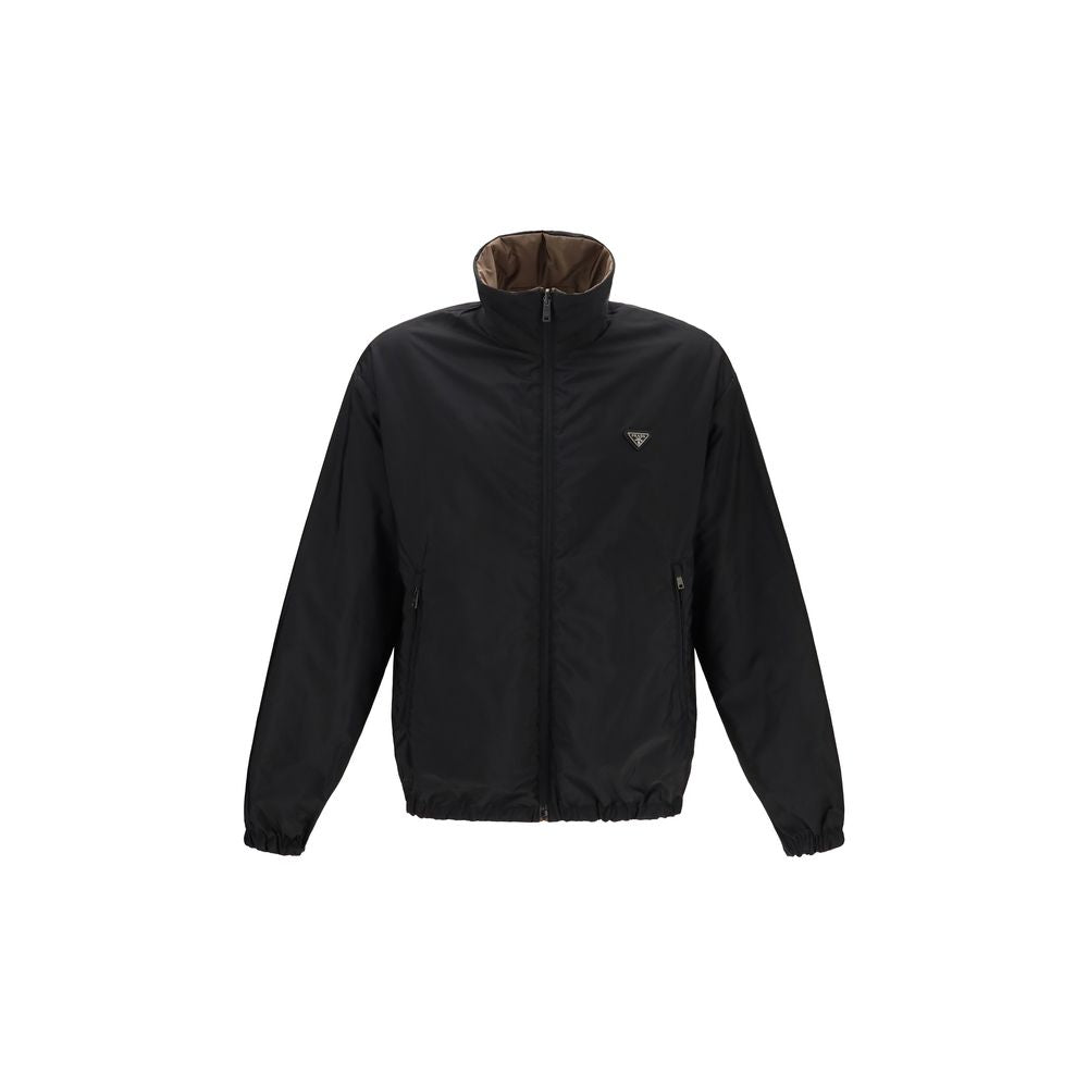 Prada Multicolor Recycled Polyamide Full-Length Jacket