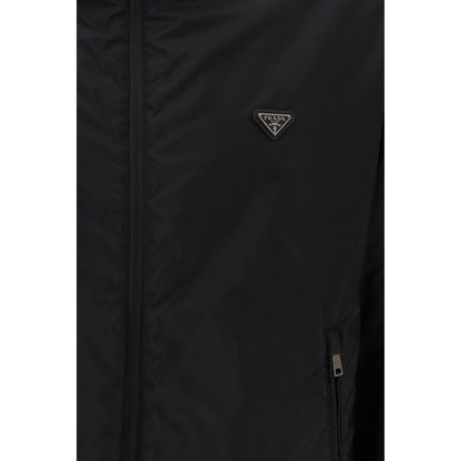 Prada Multicolor Recycled Polyamide Full-Length Jacket