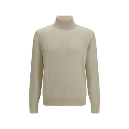 Aragona Cashmere White Cashmere Sweater