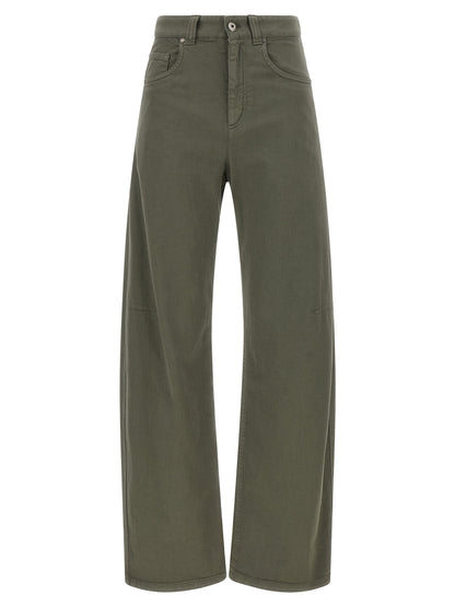 Brunello Cucinelli Bicolor Cotton Jeans Denim
