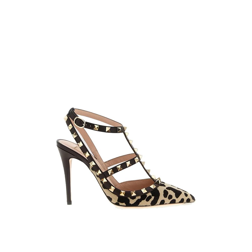 Valentino Garavani Brown Calfskin High Heel Pumps