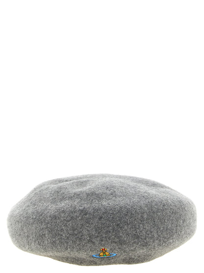 Vivienne Westwood Gray Wool Fatcap Hat