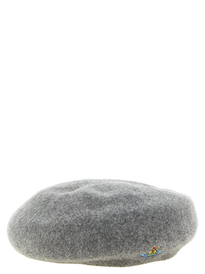 Vivienne Westwood Gray Wool Fatcap Hat