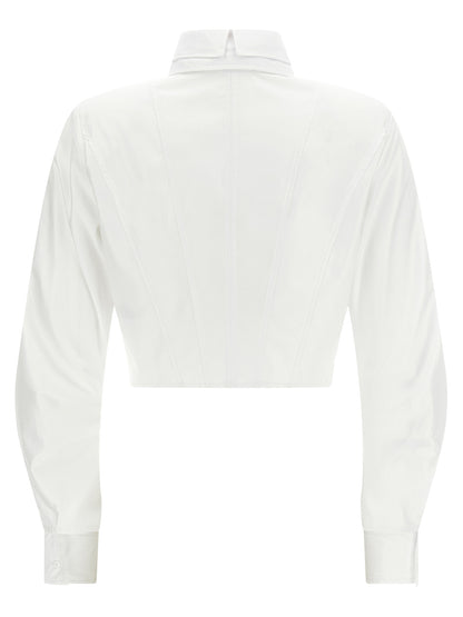 Elisabetta Franchi White Cotton Blouse