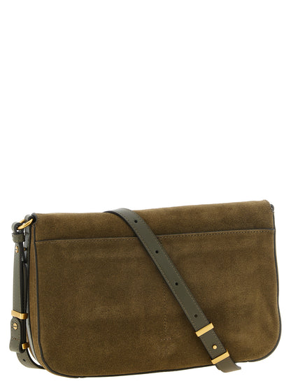 PINKO Bicolor Calfskin Crossbody Bag