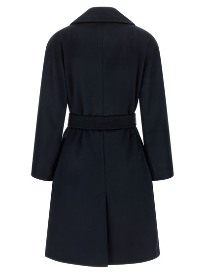 Max Mara Blue Wool Coat